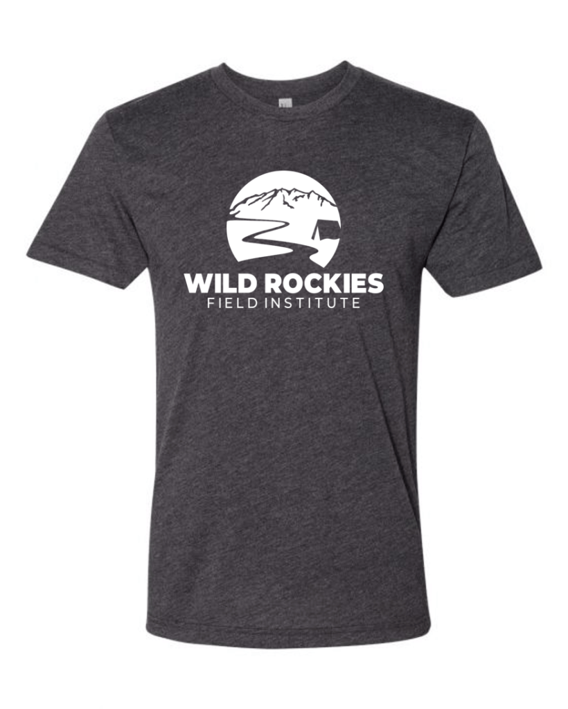 WRFI Logo T-Shirt - Heather Black - Wild Rockies Field Institute